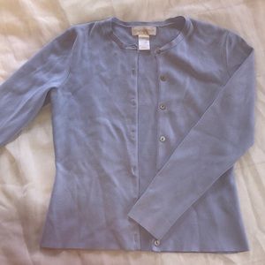 Light blue button-up